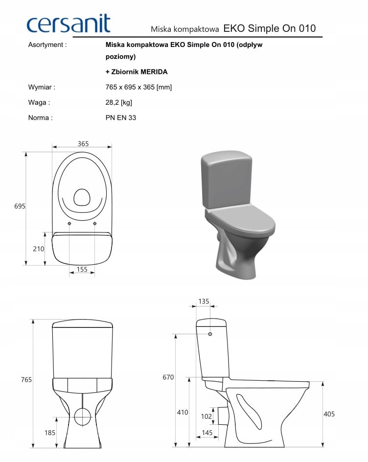 Kompaktowy design – Idealne rozwiązanie do małych łazienek