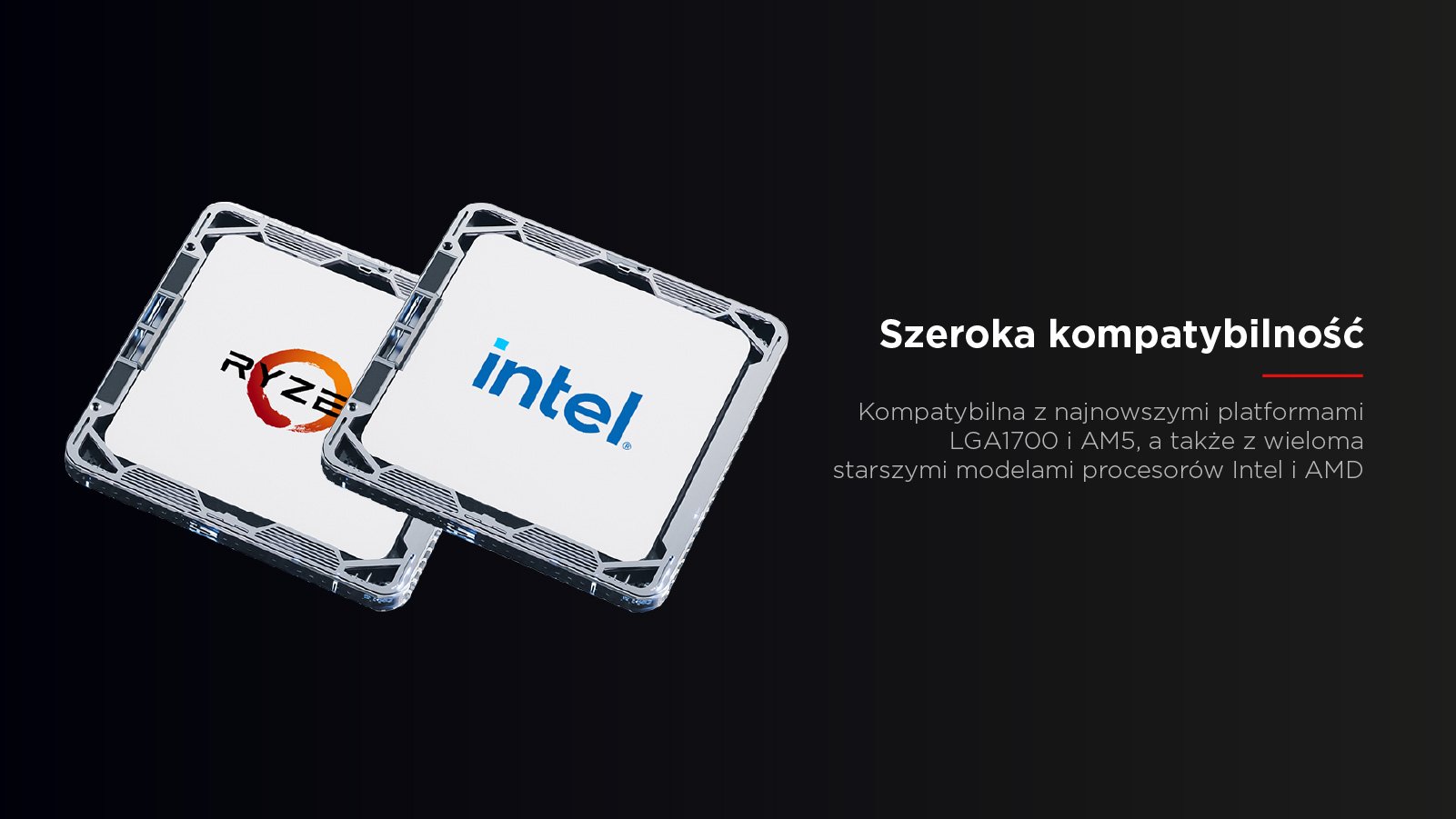 Chłodzenie procesora LGA1700 i AM5 Rampage RM-C03