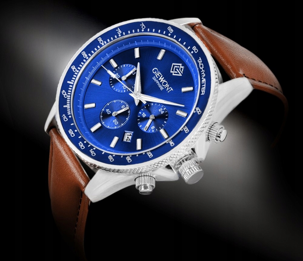 Dynamiczny design z subtarczami chronografu