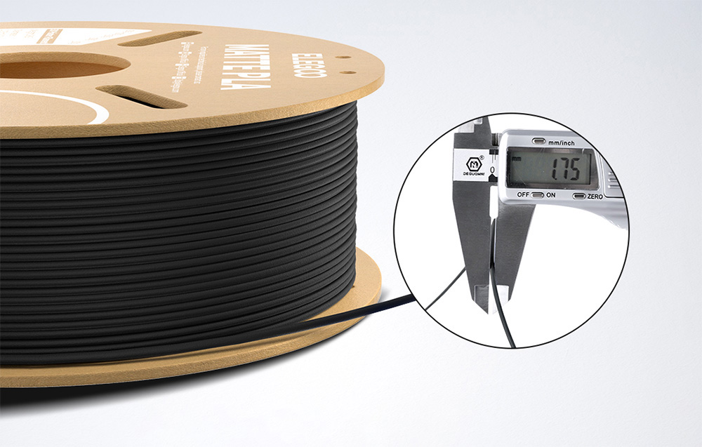 Filament PLA Matte ELEGOO (Czarny) - Filament PLA Matte ELEGOO (Czarny)