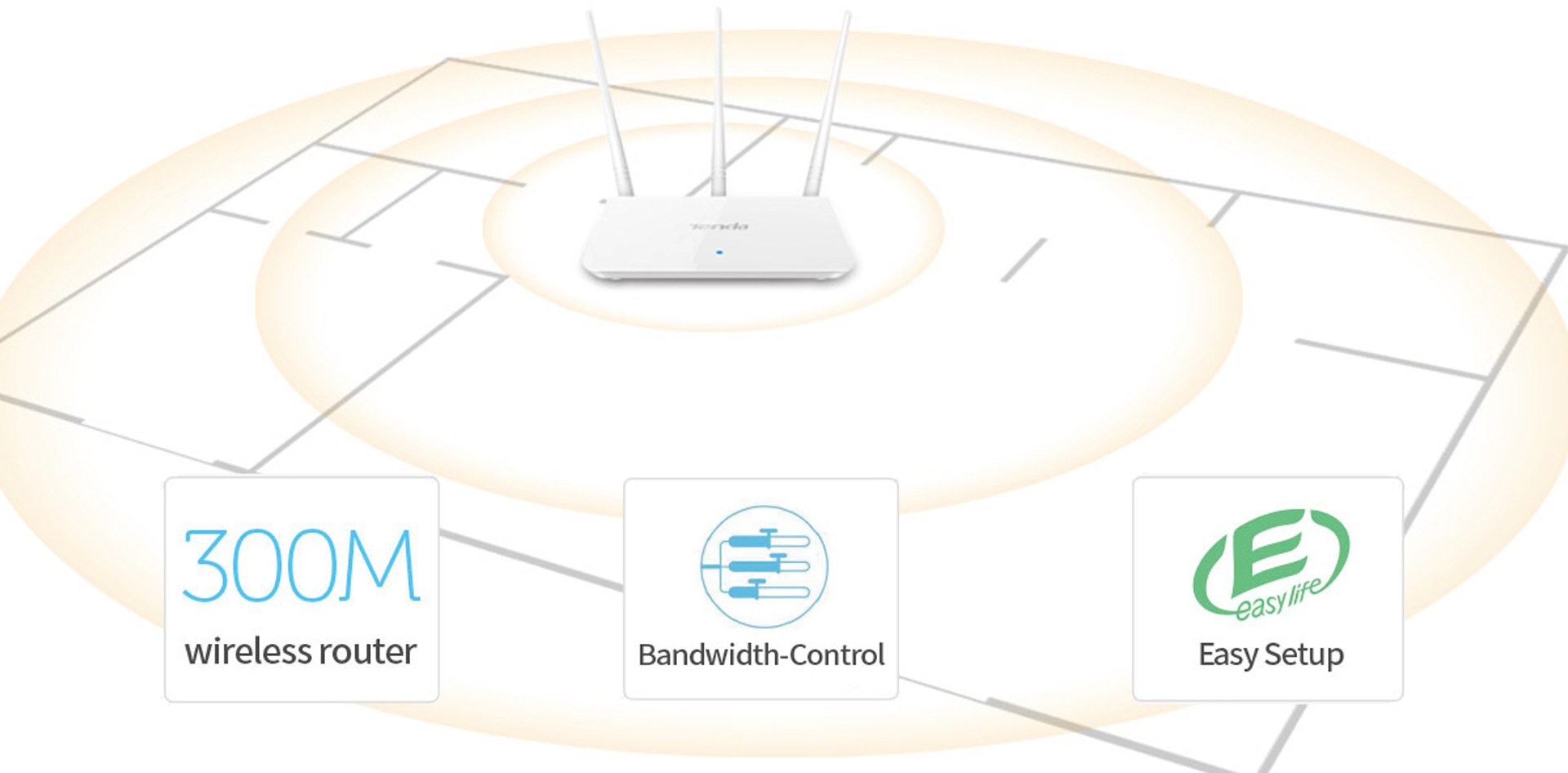  router Tenda F3 v. 3.0