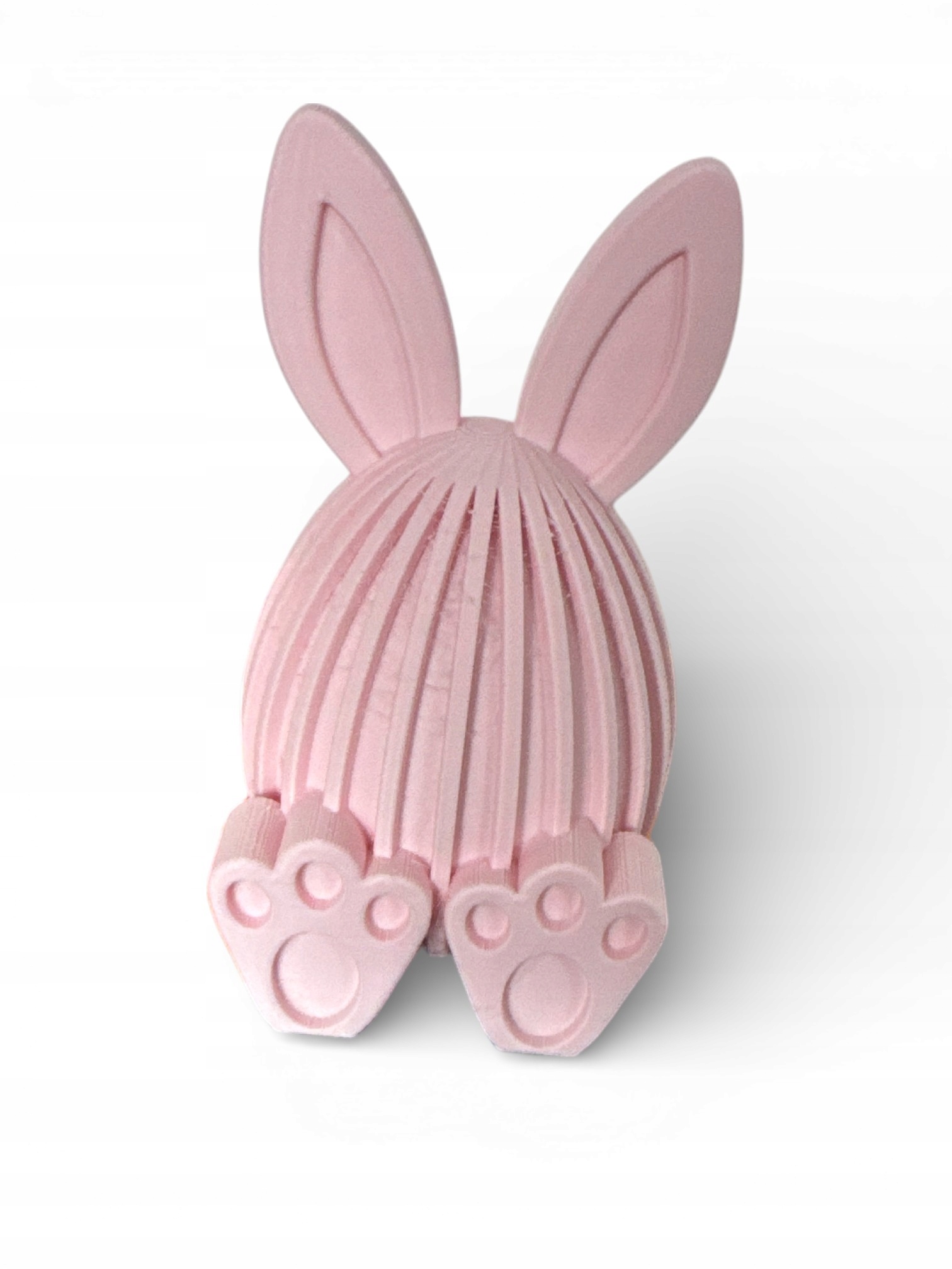 Dekoracja wielkanocna Easter Bunny figurka zajączka 3D - różowy – Urokliwy dodatek do Twojego domu