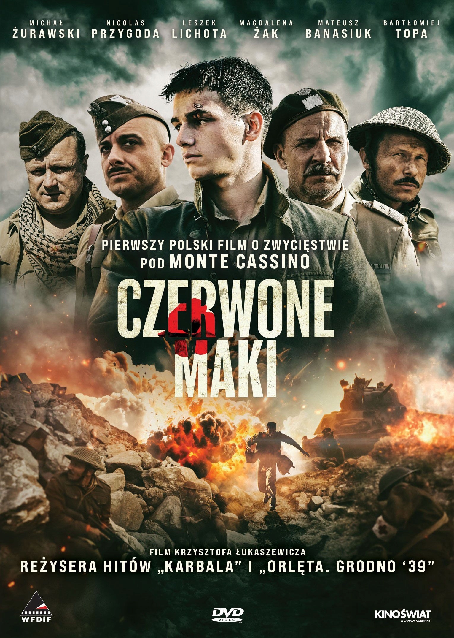 Czerwone Maki DVD – Epicka opowieść o bitwie pod Monte Cassino
