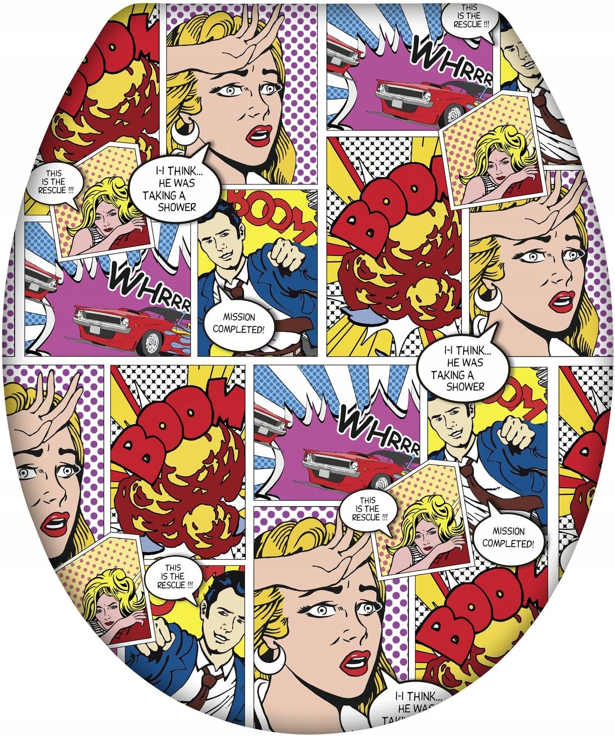 Deska sedesowa Wenko Pop-Art – Kolorowa i funkcjonalna