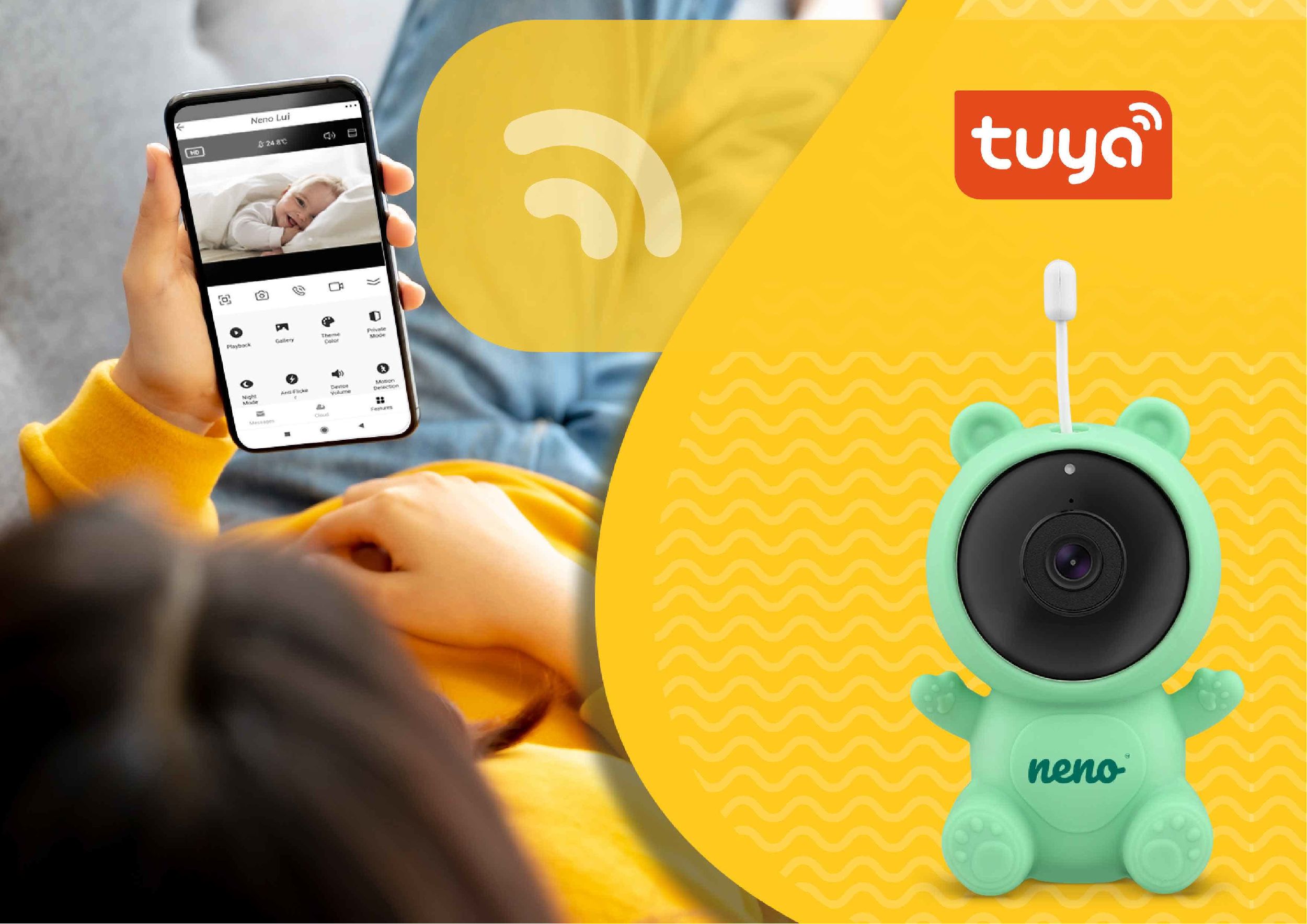 niania elektroniczna Wi-Fi - Neno Lui z aplikacją Tuya