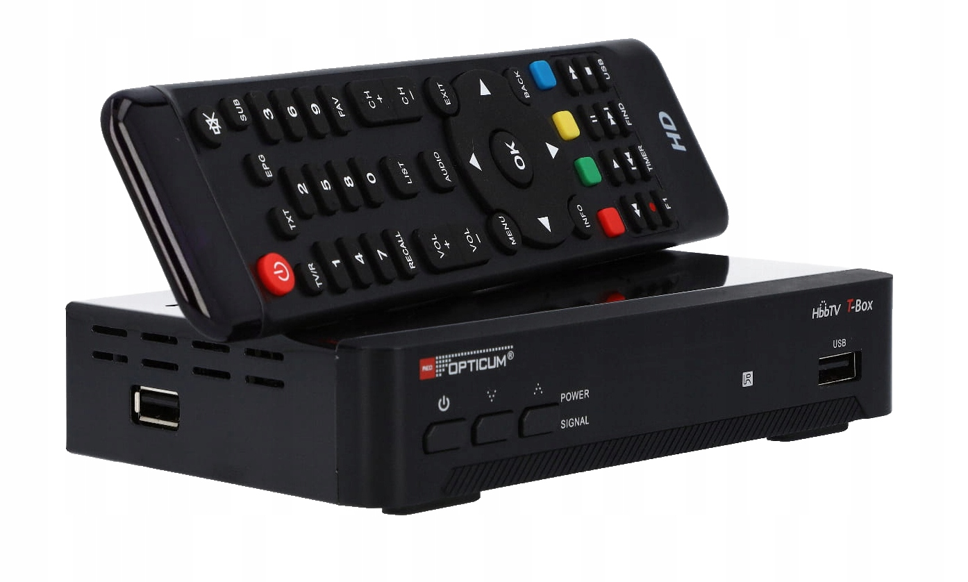 Tuner TV Opticum Tuner DVB-T2 HBBTV T-BOX – Nowoczesne rozwiązanie dla Twojego telewizora