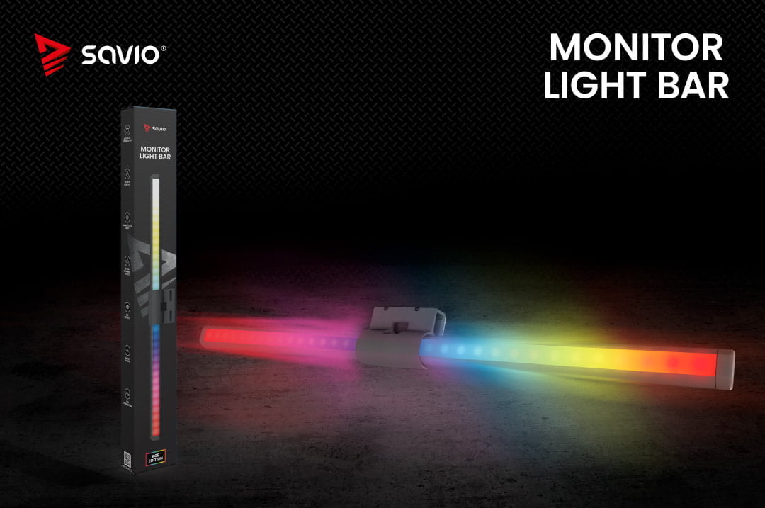 Lightbar LB-01 Infografika główna. Prezentacja produktu. Grafika główna.