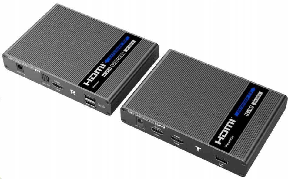 Kabel PremiumCord HDMI 2.0 KVM extender Ultra HD 4kx2k@60Hz – Wydajność na odległość