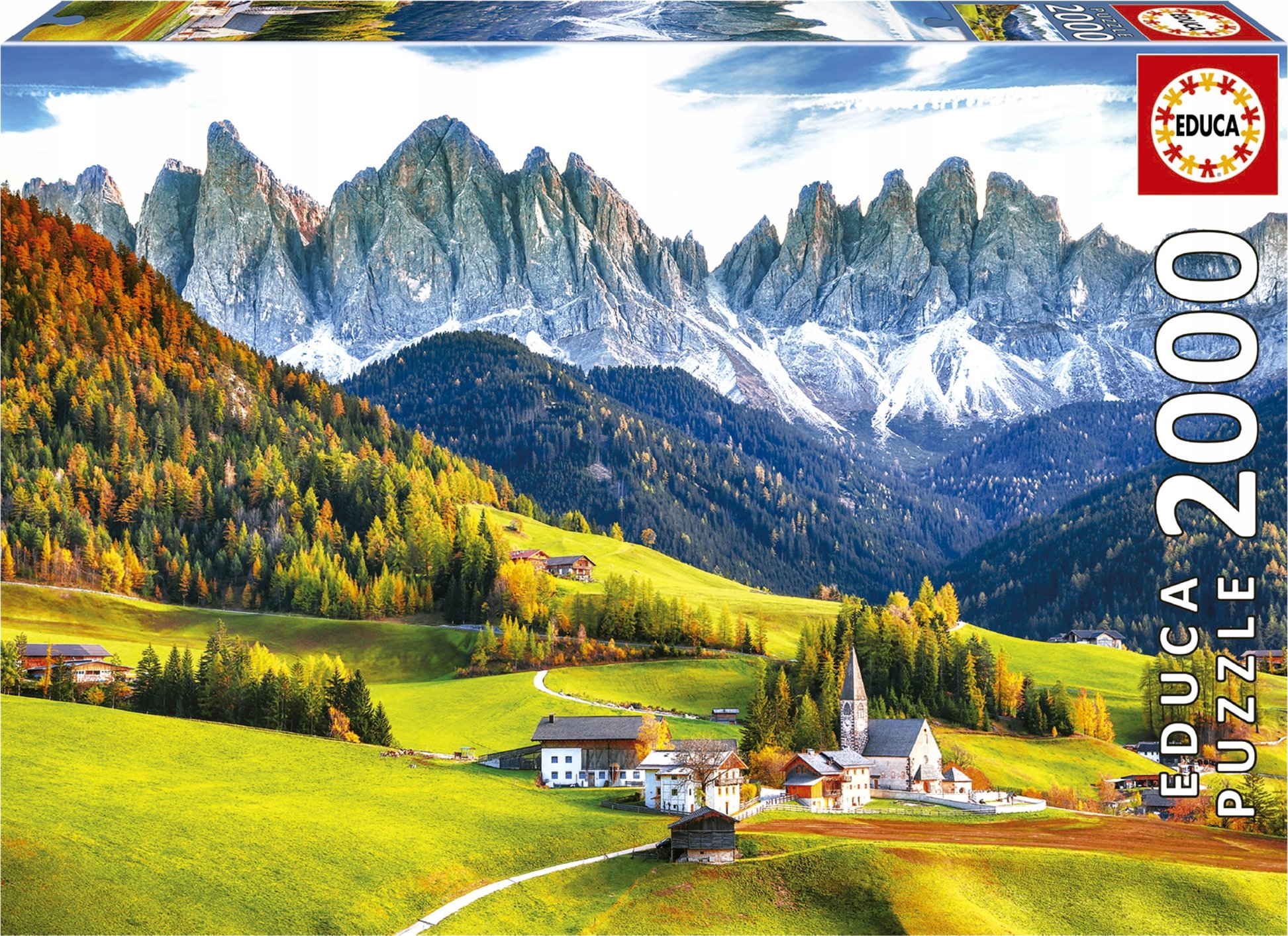 Educa Puzzle 2000 el. Jesień w Dolomitach – Idealna zabawa dla całej rodziny