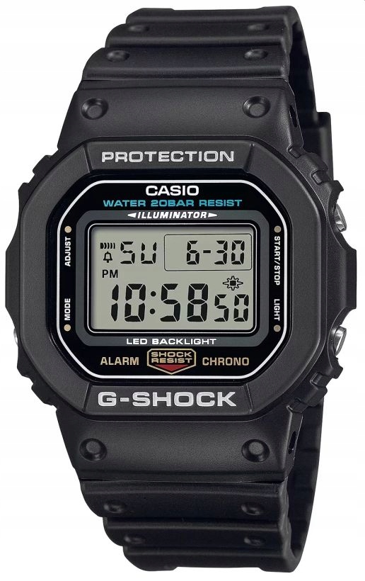 Zegarek Męski CASIO G-SHOCK DW-5600UE-1ER – Sportowy Klasyk dla Aktywnych