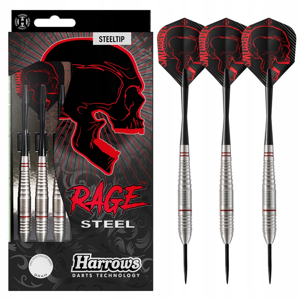 Rzutki Steeltip RAGE 3x23g – Doskonały wybór dla miłośników dartów