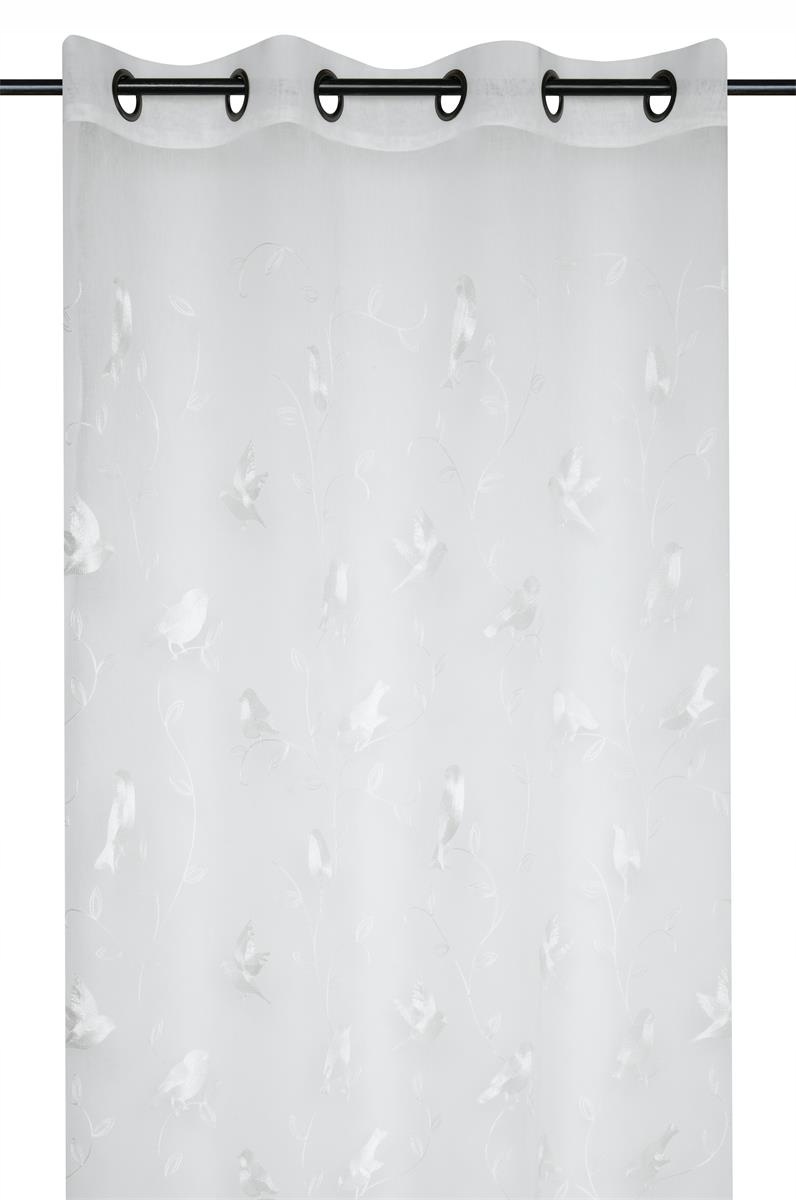 Firana na przelotkach SCARLETT 140 x 260 cm – Elegancja i funkcjonalność w Twoim wnętrzu