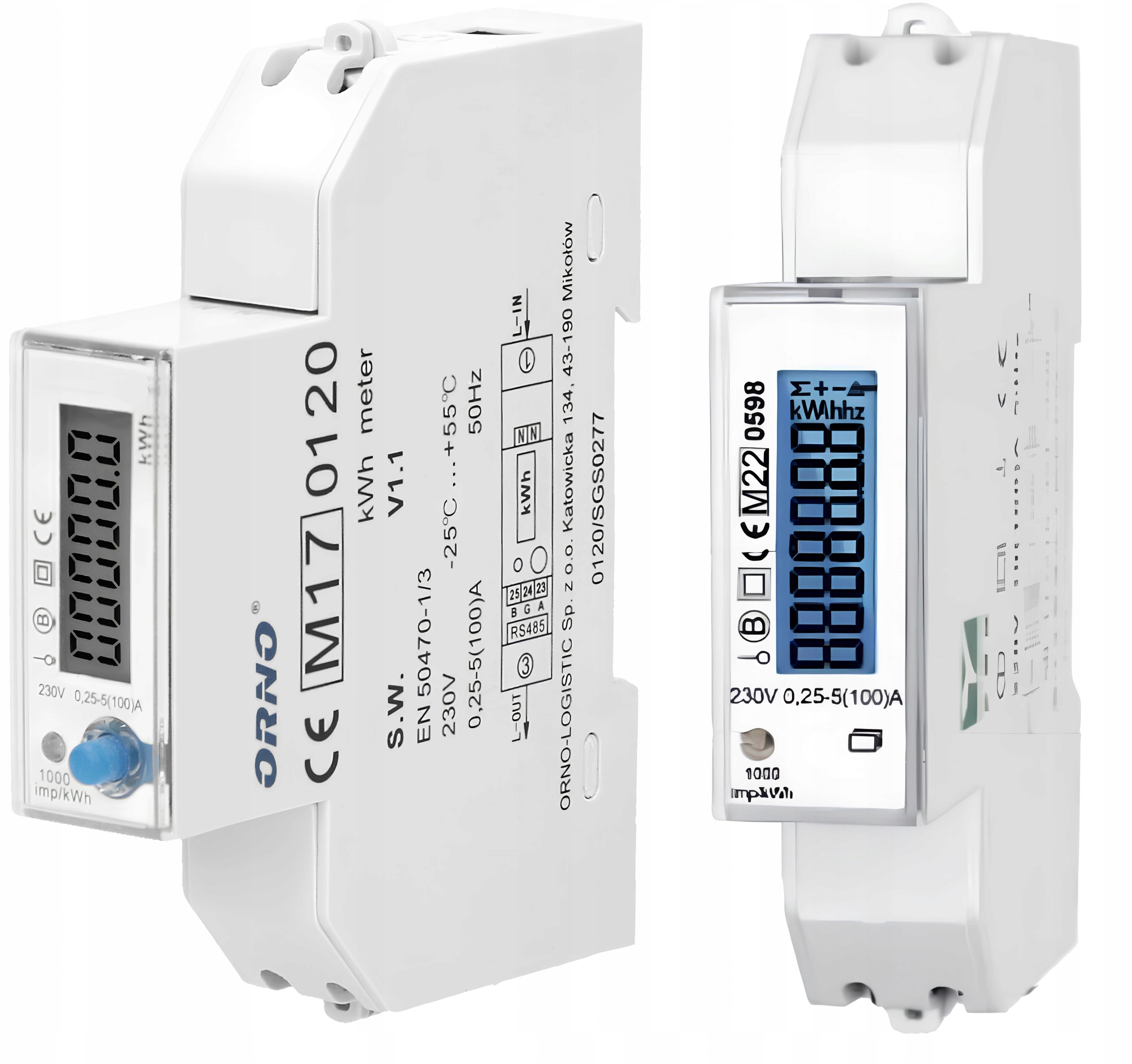 Licznik energii elektrycznej Orno OR-WE-524 – Precyzyjny pomiar energii