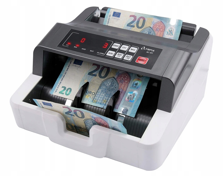Liczarka do banknotów Olympia NC 451 – Nowoczesne rozwiązanie dla biura
