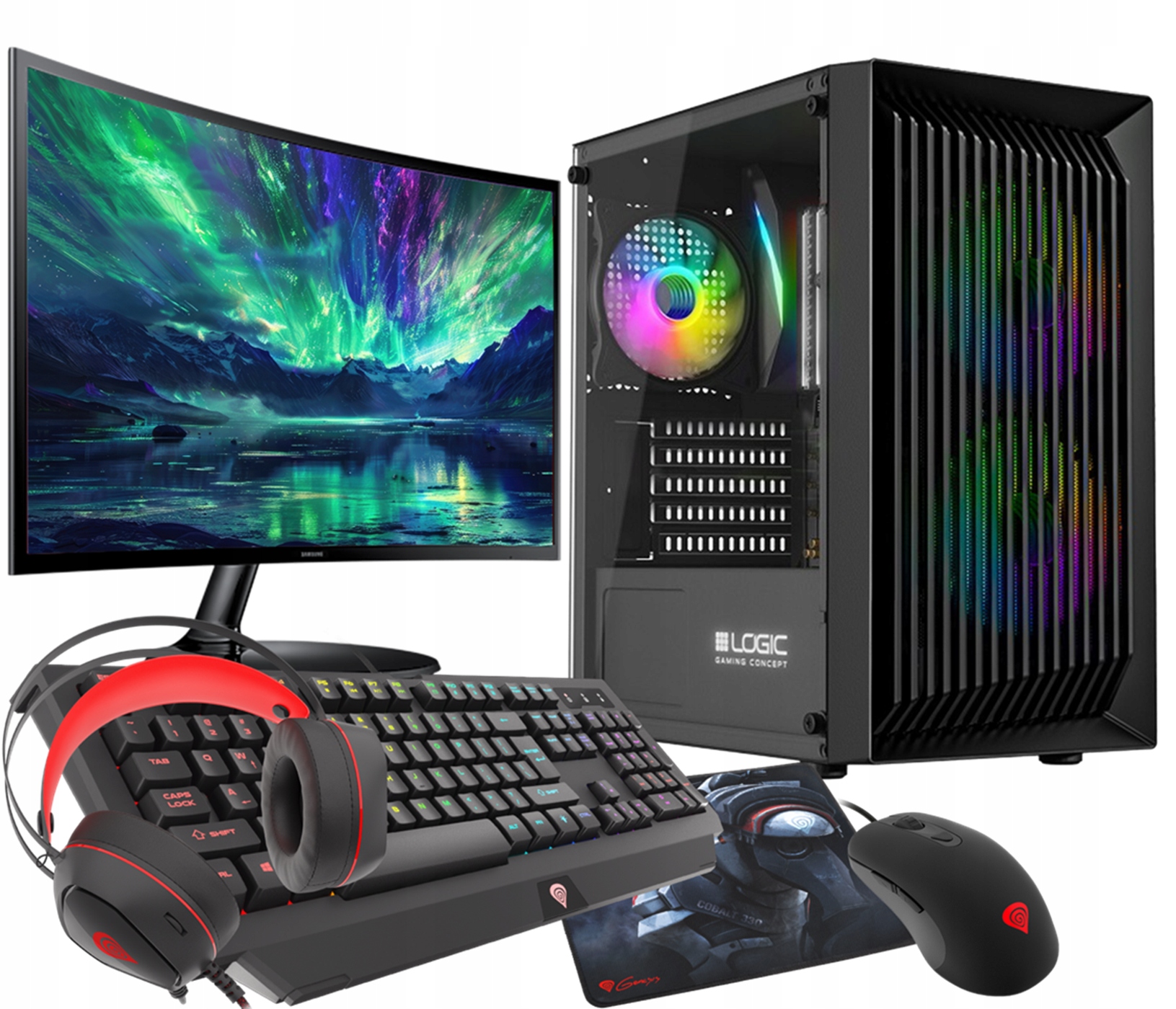 Komputer stacjonarny VIST R7 5700G 16GB RX VEGA SSD 1TB WIFI Win 11 LCD 24