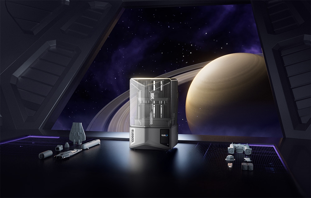 Drukarka 3D ELEGOO Saturn 4 Ultra 16K - Monitorowanie pracy dzięki kamerze AI