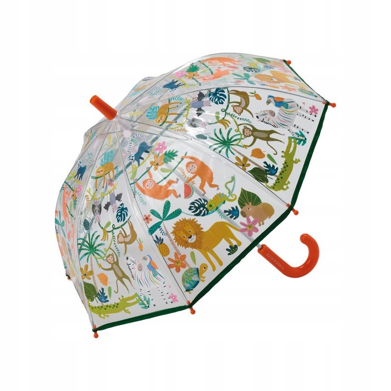Dżungla Parasolka zmieniająca kolory – Magiczny parasol dla dzieci