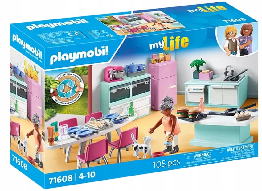 Kuchnia z jadalnią PLAYMOBIL 71608 – Idealne miejsce do wspólnego gotowania