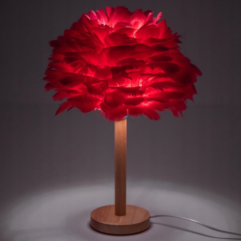 Wyjątkowy design z piórami – Idealna do sypialni