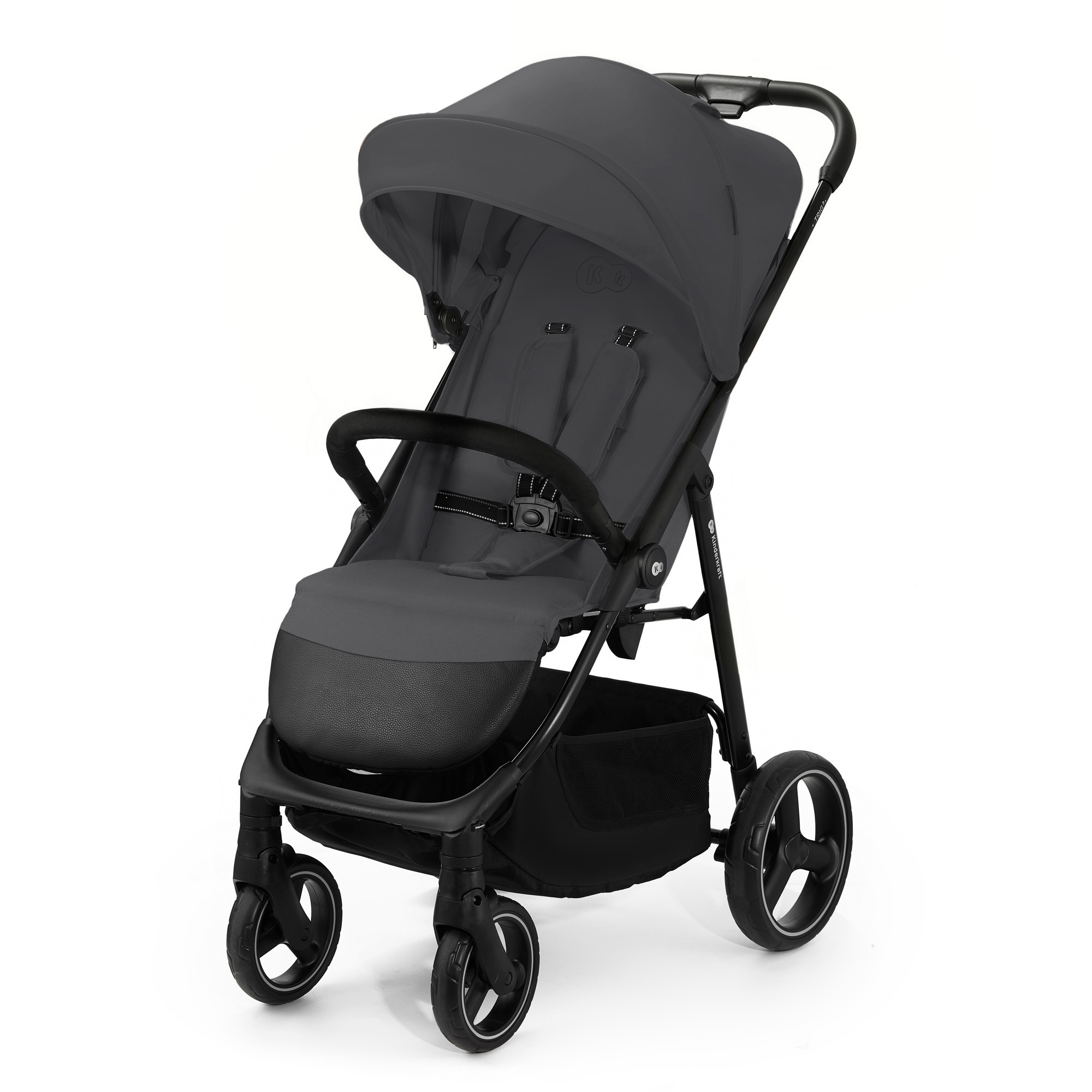 Wózek KinderKraft TRIG 3 GRANITE GREY – Komfort i funkcjonalność na każdym kroku