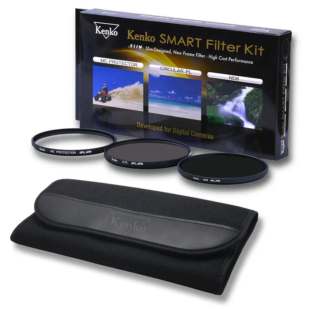 Zestaw filtrów Kenko Smart – Protector, Circular PL i ND8