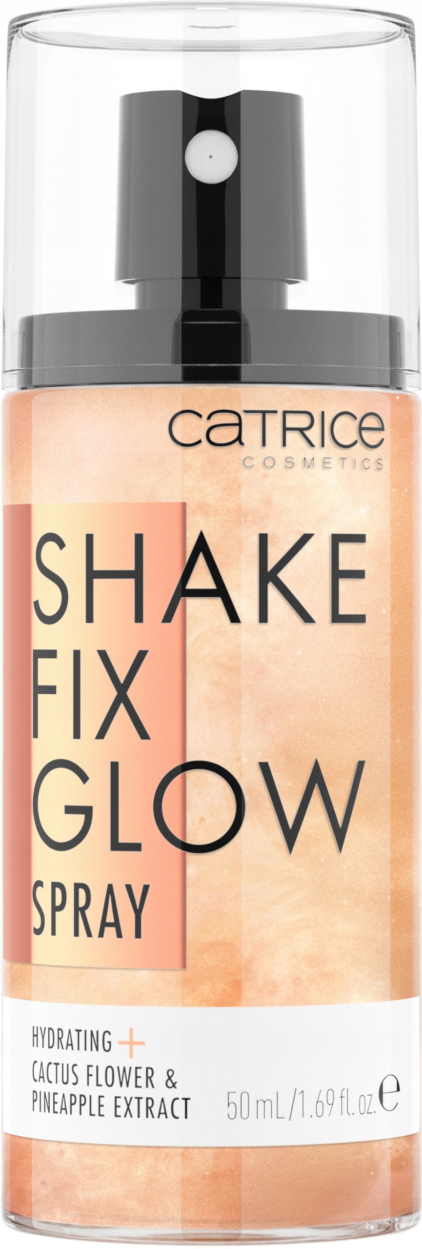 Catrice Shake Fix Glow – Rozświetlający spray utrwalający makijaż 50 ml