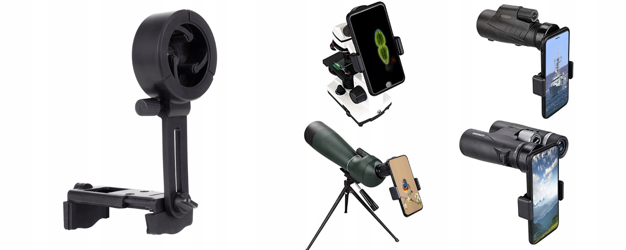 Adapter Redleaf SOM-3 – Idealne rozwiązanie do montażu smartfonów na lunetach, teleskopach i mikroskopach