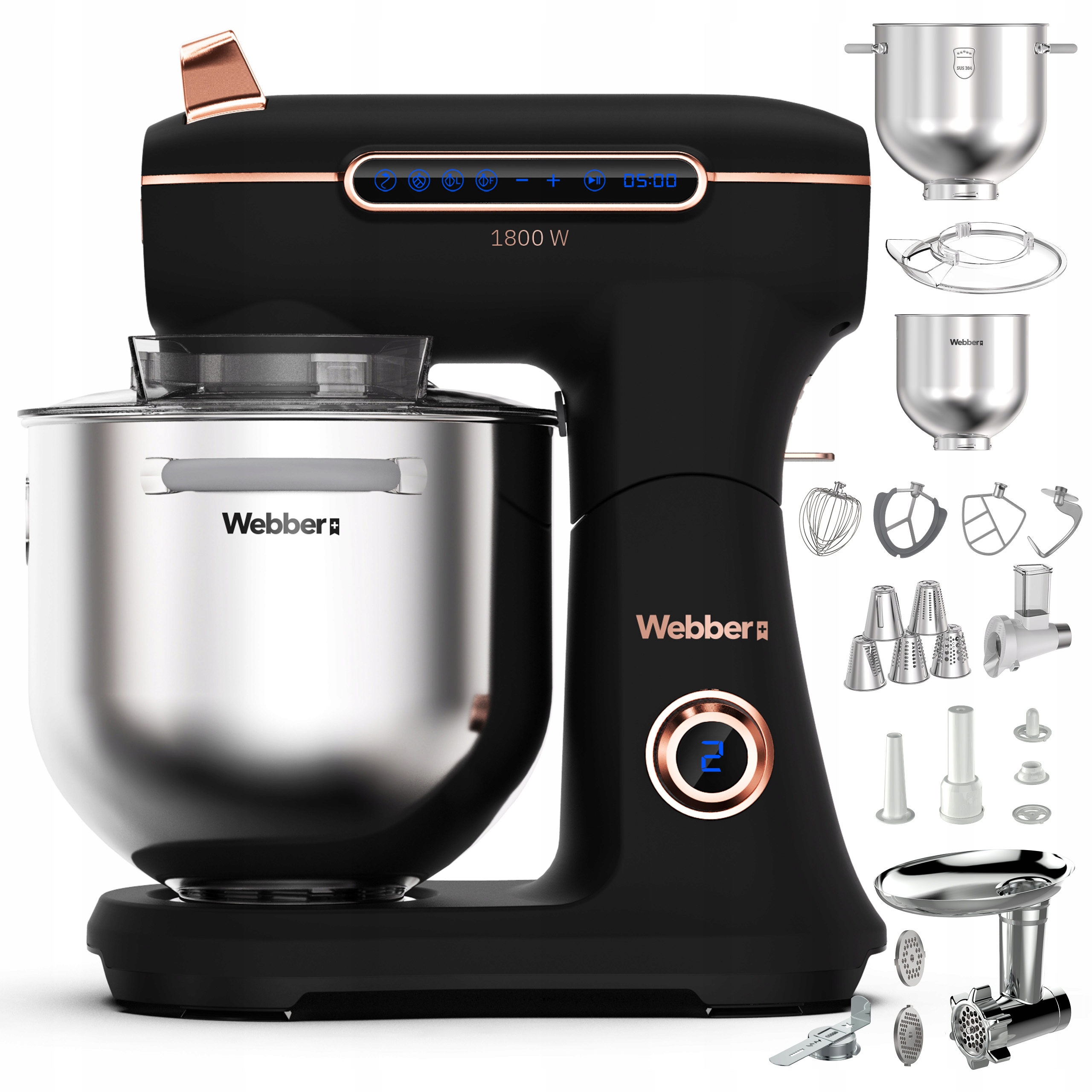 Robot kuchenny planetarny Webber XEF900 – Twój niezastąpiony pomocnik w kuchni