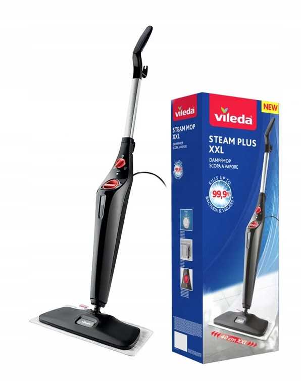 Mop parowy Vileda Steam Plus XXL – Skuteczne czyszczenie parą