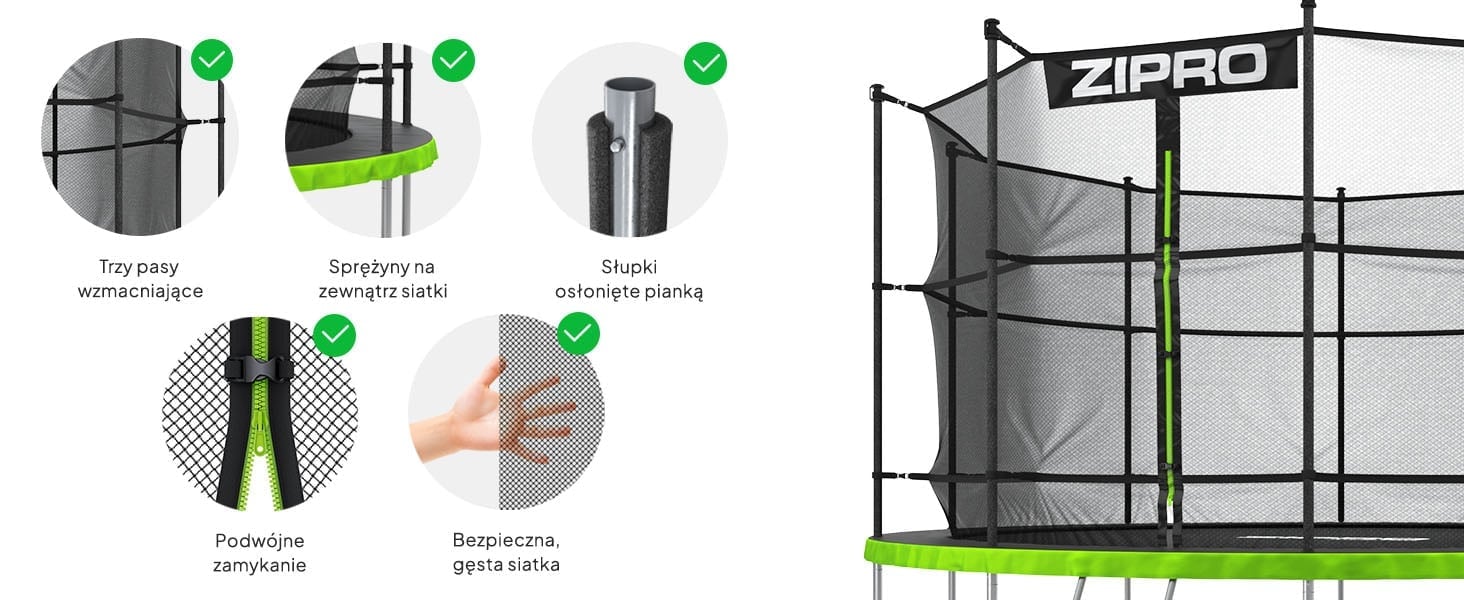 Trampolina ZIPRO JumpPro IN