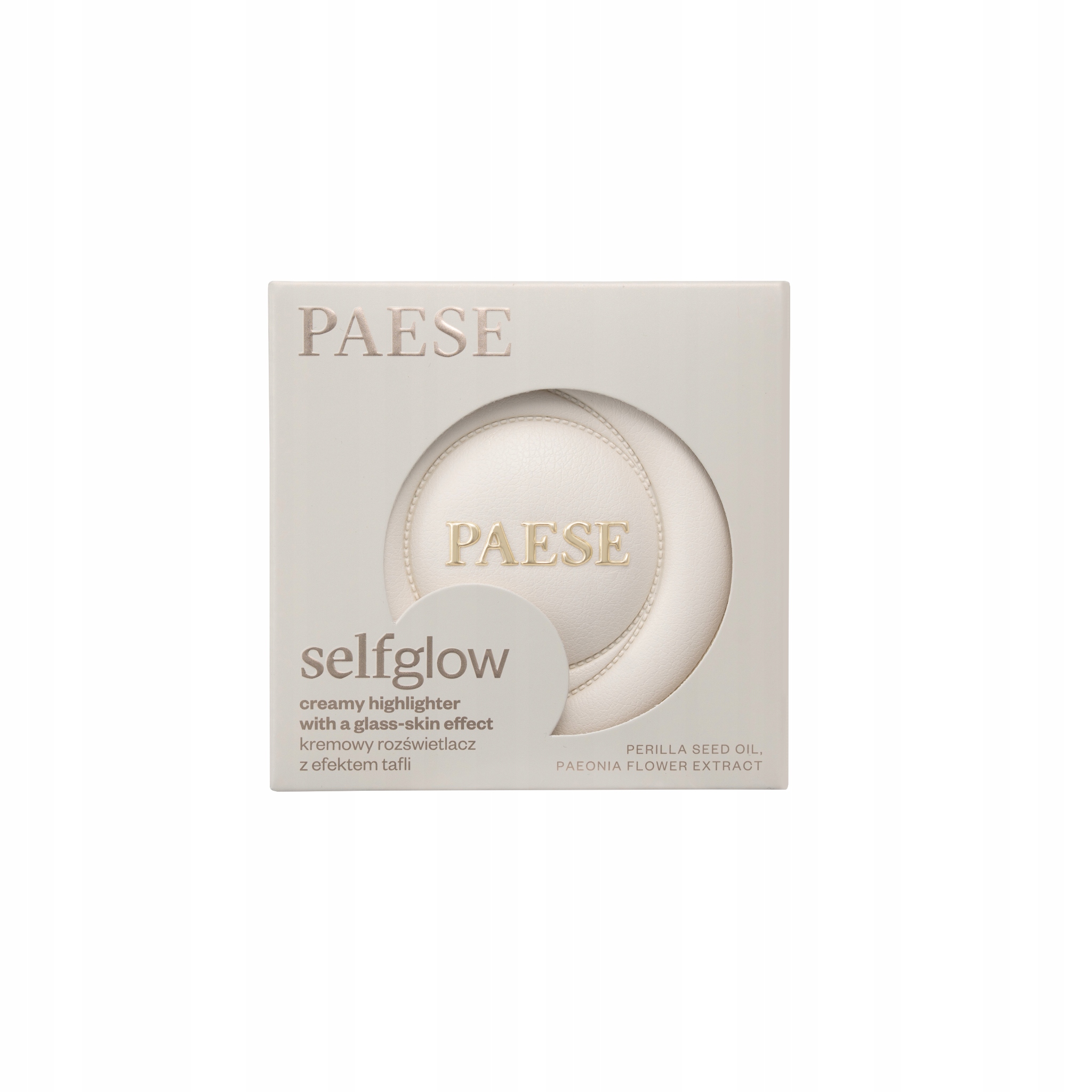 PAESE Selfglow Kremowy Rozświetlacz z Efektem Tafli 8g – Odkryj Blask Swojej Cery