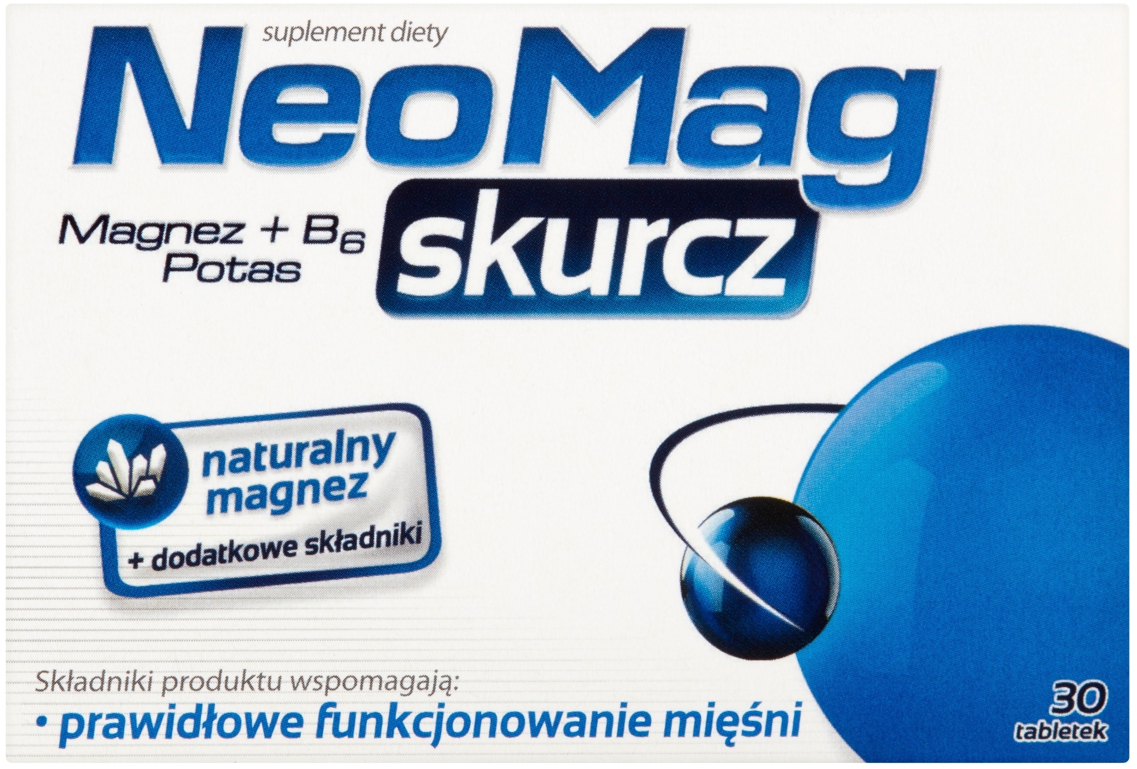 NeoMag Skurcz Magnez B6 + Potas – Suplement diety dla aktywnych