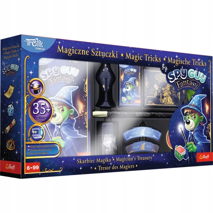 Zestaw Magiczne Sztuczki by Spy Guy Fantasy, Skarbiec Magika – Odkryj magię w swoim domu