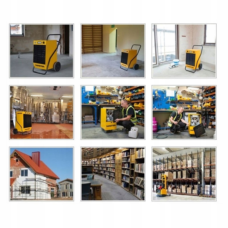 Wysoka wydajność osuszania – 52 l/24h