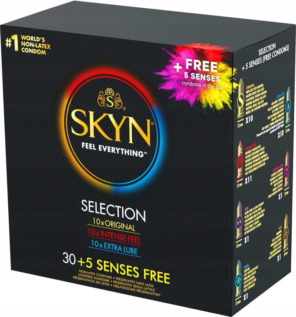 UNIMIL SKYN SELECTION Prezerwatywy – Intymne doznania bez lateksu
