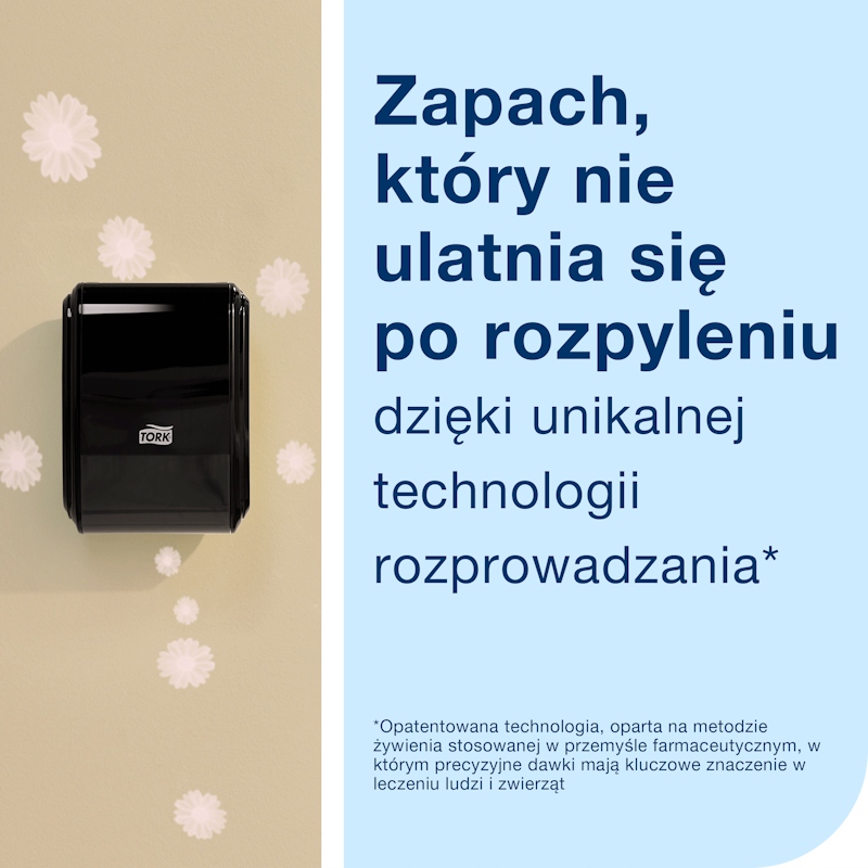 Zaawansowana technologia rozprowadzania zapachu