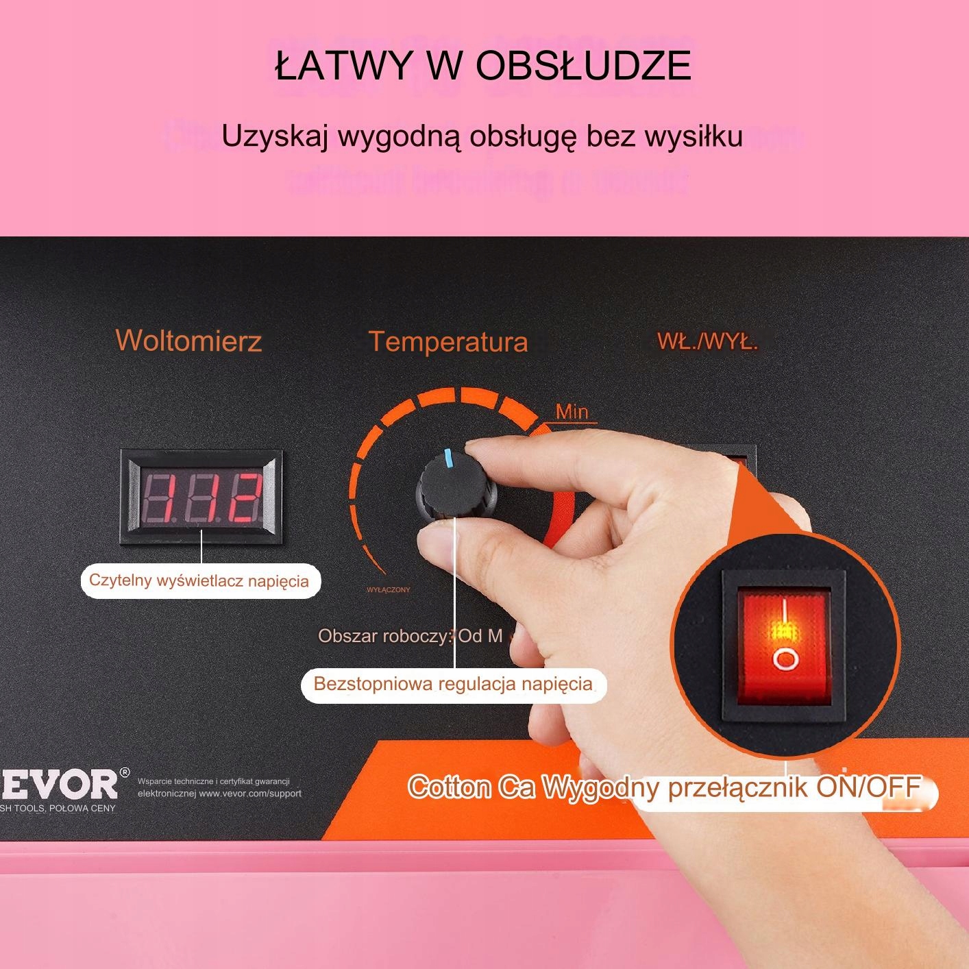 Kontrola temperatury – Precyzyjne ustawienia dla różnych cukrów