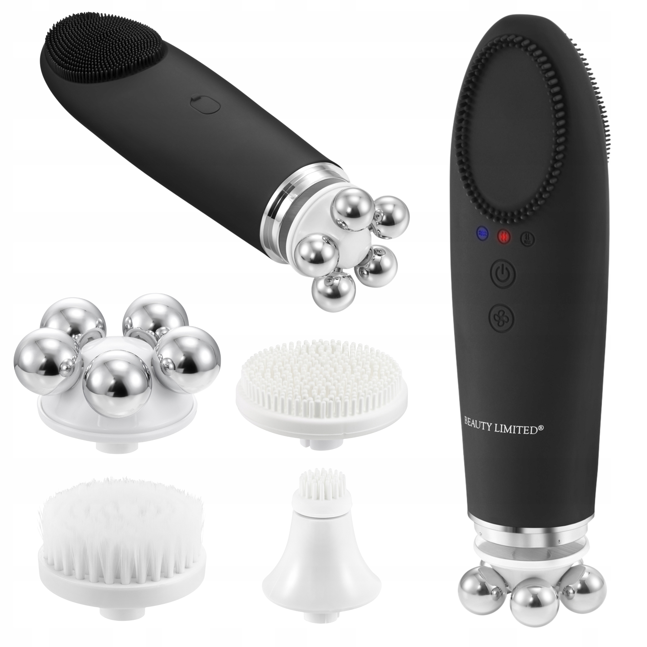 Szczoteczka soniczna do twarzy 5w1 SkinClean Wand Black Beauty Limited – Innowacyjna pielęgnacja skóry