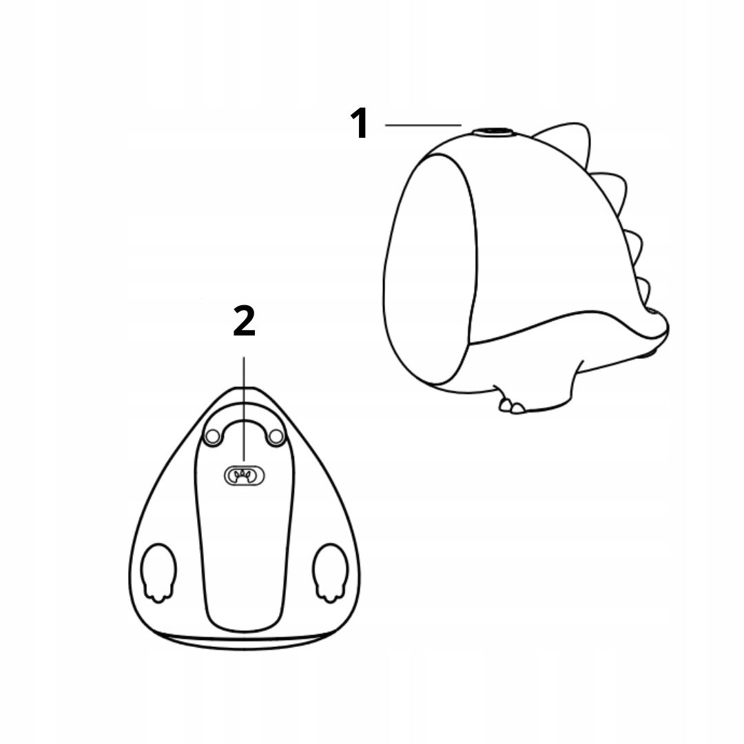 Design w kształcie dinozaura – Idealna do pokoju dziecięcego
