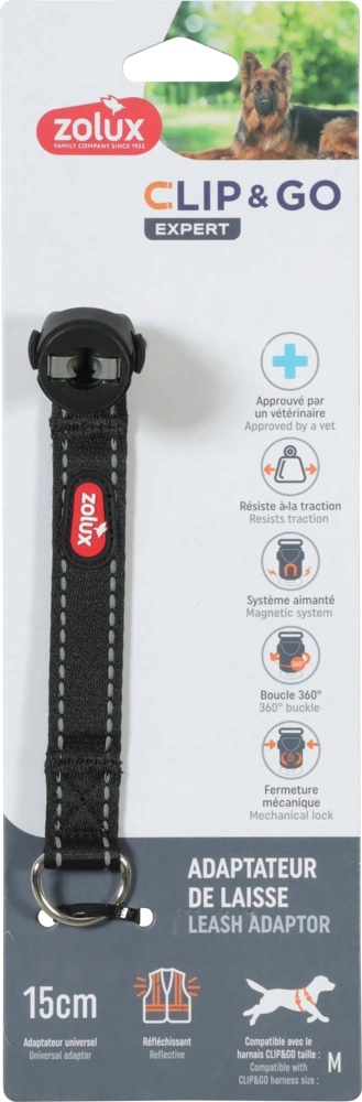 ZOLUX Adapter do szelek dla psa CLIP&GO M – Komfort i bezpieczeństwo na spacerach