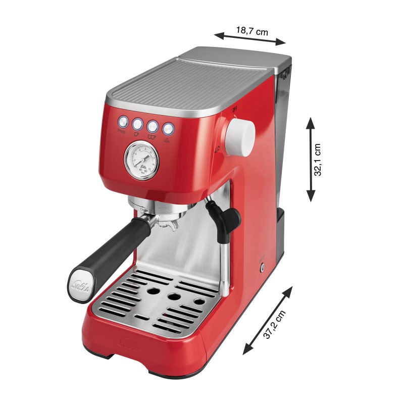 Wysoka moc i ciśnienie dla doskonałego espresso