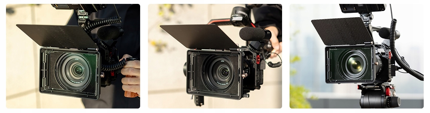 Kompatybilność z systemami Matte Box – Pasuje do wielu popularnych modeli