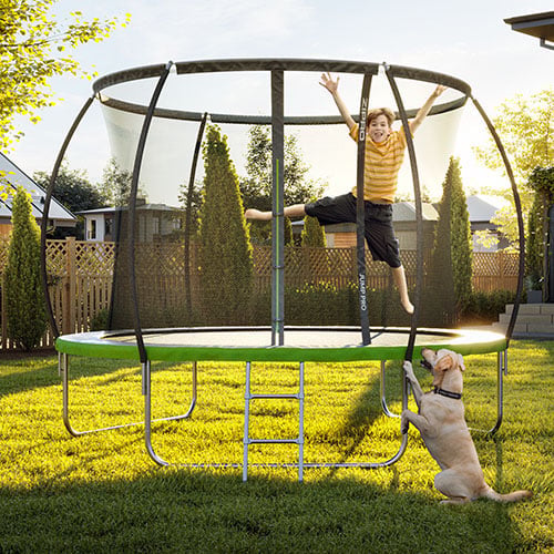 Zipro - trampoliny z siatką premium