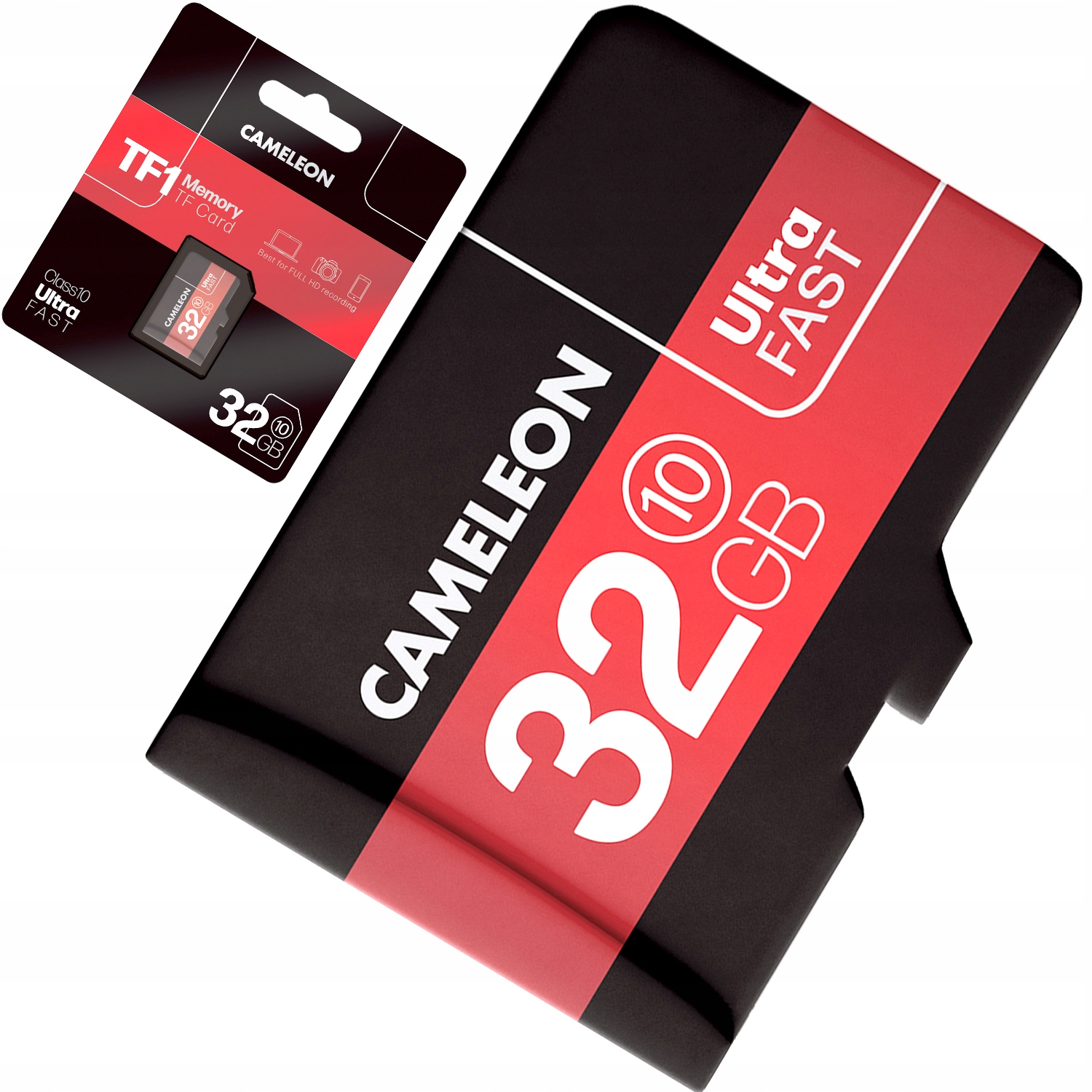 KARTA PAMIĘCI MICRO SD 32 GB CAMELEON CLASS 10 UHS – Idealna do smartfonów