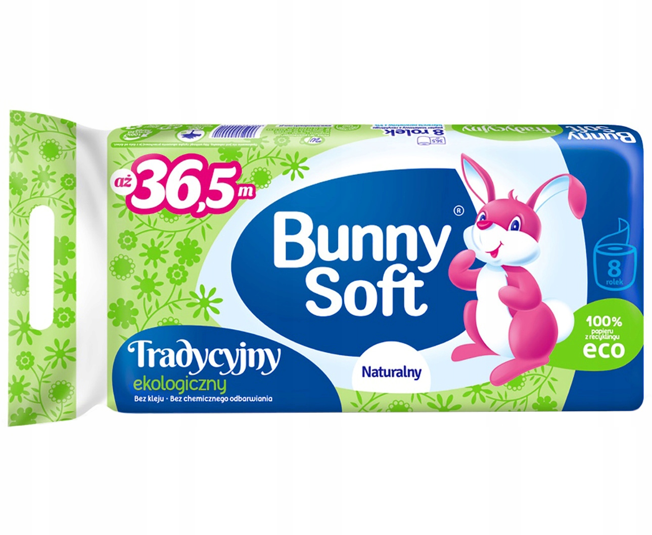 Bunny Soft Tradycyjny – Miękki papier toaletowy z makulatury