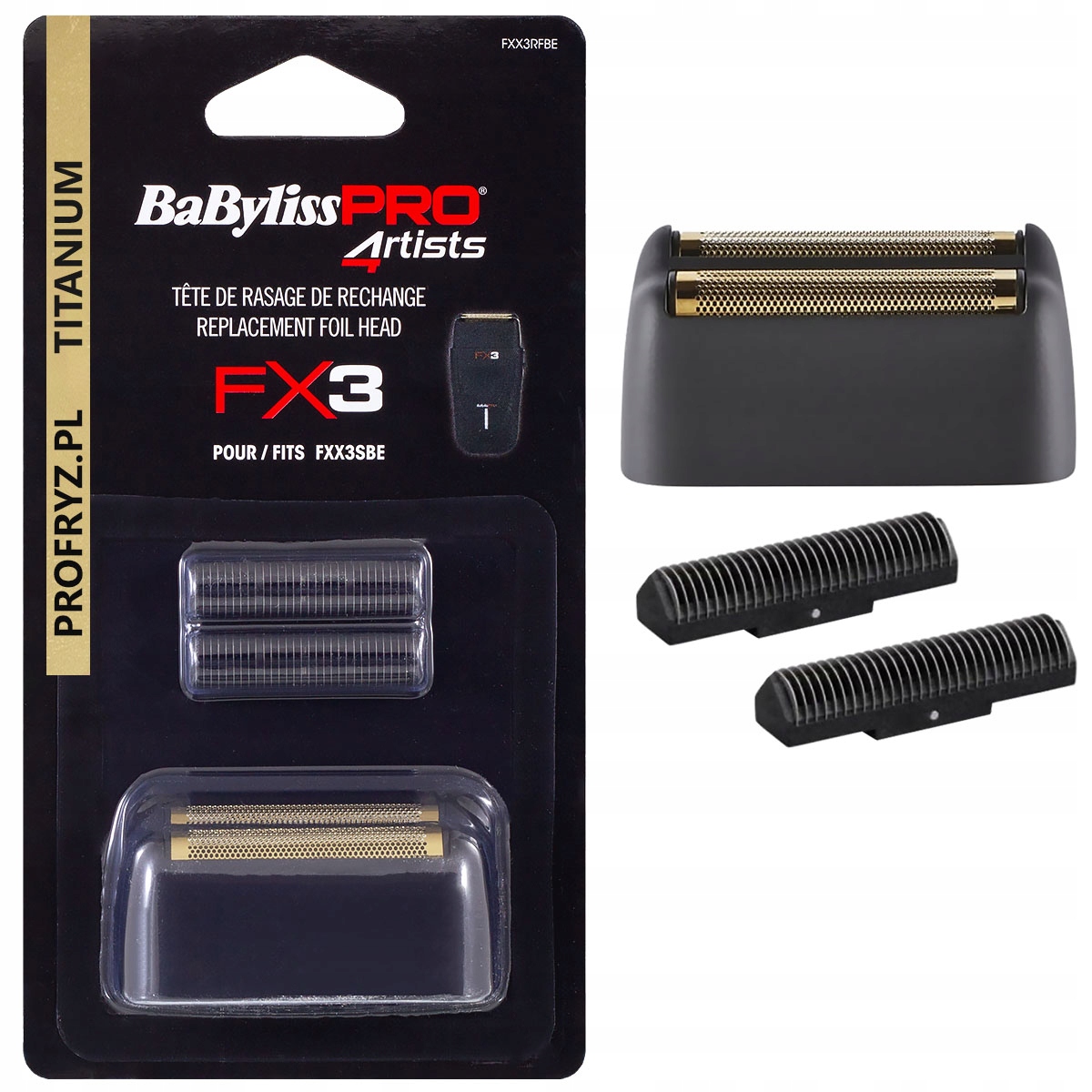 Głowica goląca FXX3RFBE – Oryginalny element do golarek BaByliss