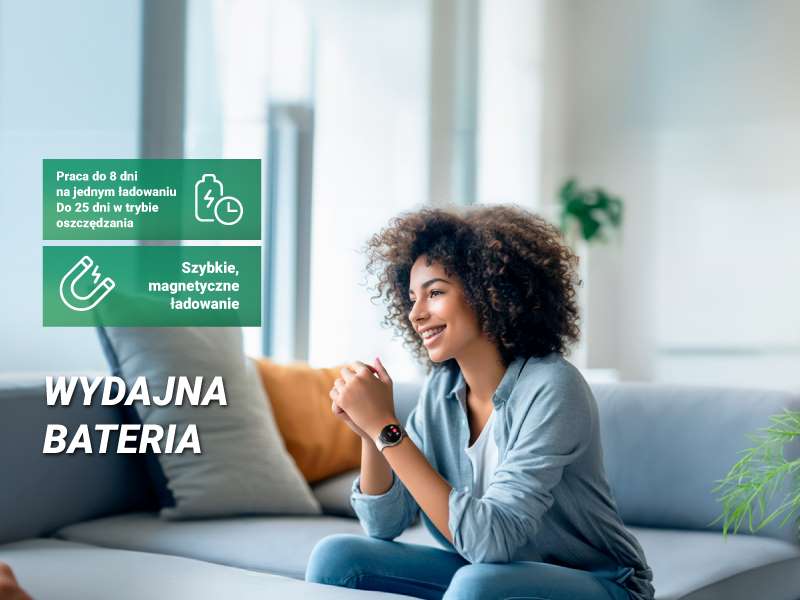 Bateria smartwatcha Hama – 25 dni pracy w trybie oszczędzania energii
