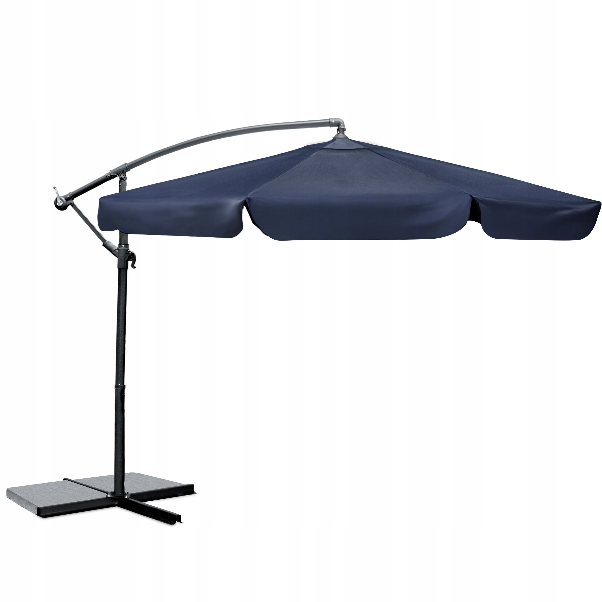 Plonos Parasol ogrodowy składany 6 segmentowy 350 cm z pokrowcem – Idealna ochrona na świeżym powietrzu