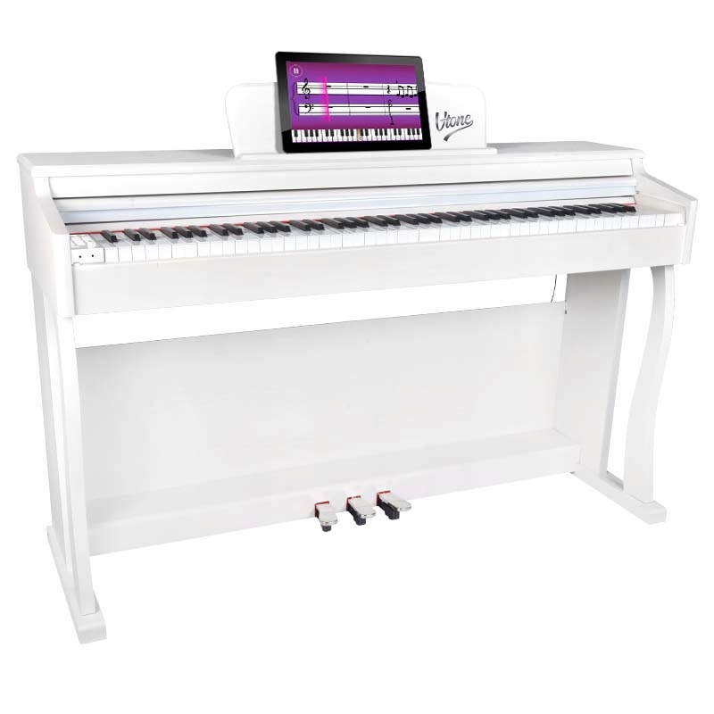 Pianino cyfrowe V-TONE BL-8808 WH – Idealne do nauki gry