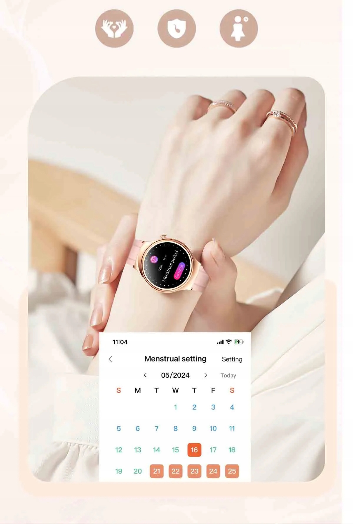 Luksusowy fitness tracker – Wybierz swój kolor